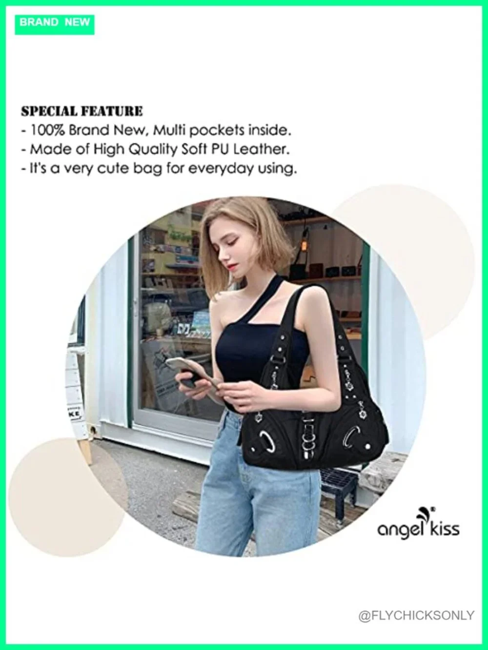 Large Hobo Shoulder Bag Faux Leather Convertible Laptop Tote